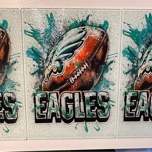 Eagles Glass Cutting Board